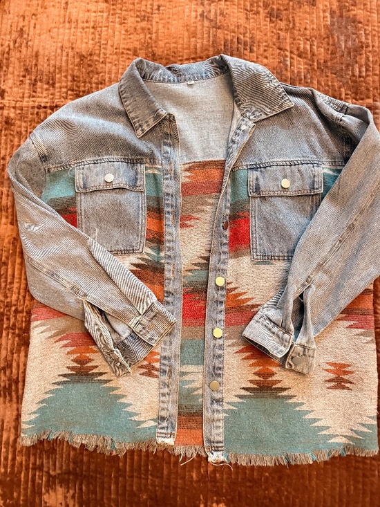 Unbranded Jackets & Blazers - Denim jacket with western detail